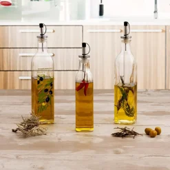 Vinagreras, Azucareros, Saleros Y Pimenteros>Aceitera/Vinagrera Vidrio C/Dosif. 25Cl