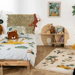 Niños Téxtil>Alfombra Animales Con Flecos 100x150Cm