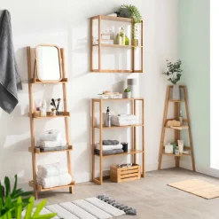 5five Alfombras De Baño>Alfombra De Bambú P/El Baño 40x60Cm