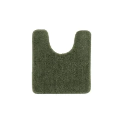Alfombras De Baño>Alfombra de baño con contorno verde caqui 45x50cm