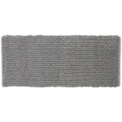 5five Alfombras De Baño>Alfombra De Baño Gruesa Gris 50x120Cm