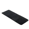 Alfombras De Baño>Alfombra de baño microfibra MEMOIRE negro 45x120cm
