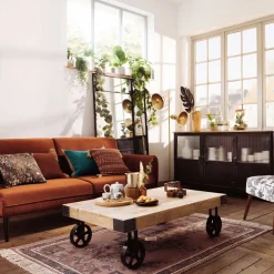 atmosphera Alfombras Decorativas>Alfombra DOLCE RIVIERA multicolor de yute