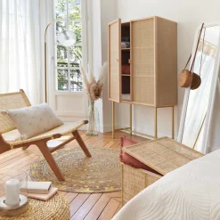 Alfombras Decorativas>Alfombra dorada de yute 115cm