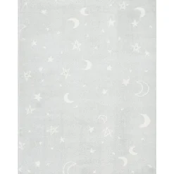 Niños Téxtil>Alfombra Gio Estrellas Gris 80x150Cm