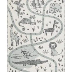Niños Téxtil>Alfombra Gio Savana Gris 120x160Cm