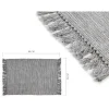 Alfombras De Cocina>Alfombra Gris De Algodón 50x80Cm