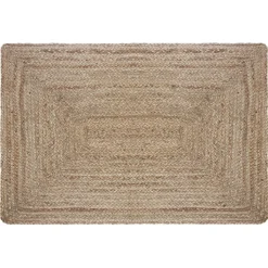 atmosphera Alfombras Decorativas>Alfombra HISTOIRE de yute natural 60x90cm