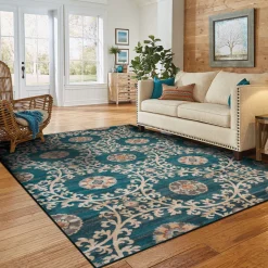 Alfombras Decorativas>Alfombra Lene Azul 133x190Cm