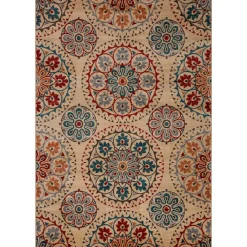 Alfombras Decorativas>Alfombra Lene Rojo Azul 80x150Cm