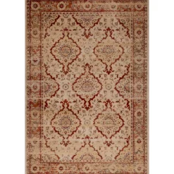 Alfombras Decorativas>Alfombra Lene Rojo/Beige 200x285Cm