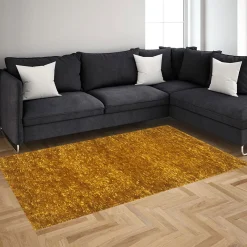 Alfombras Decorativas>Alfombra Lux Amarilla 80x150Cm