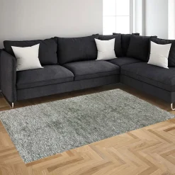 Alfombras Decorativas>Alfombra Lux Verde Claro 70x120Cm