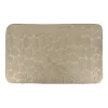 Alfombras De Baño>Alfombra microfibra MEMOIRE gris pardo