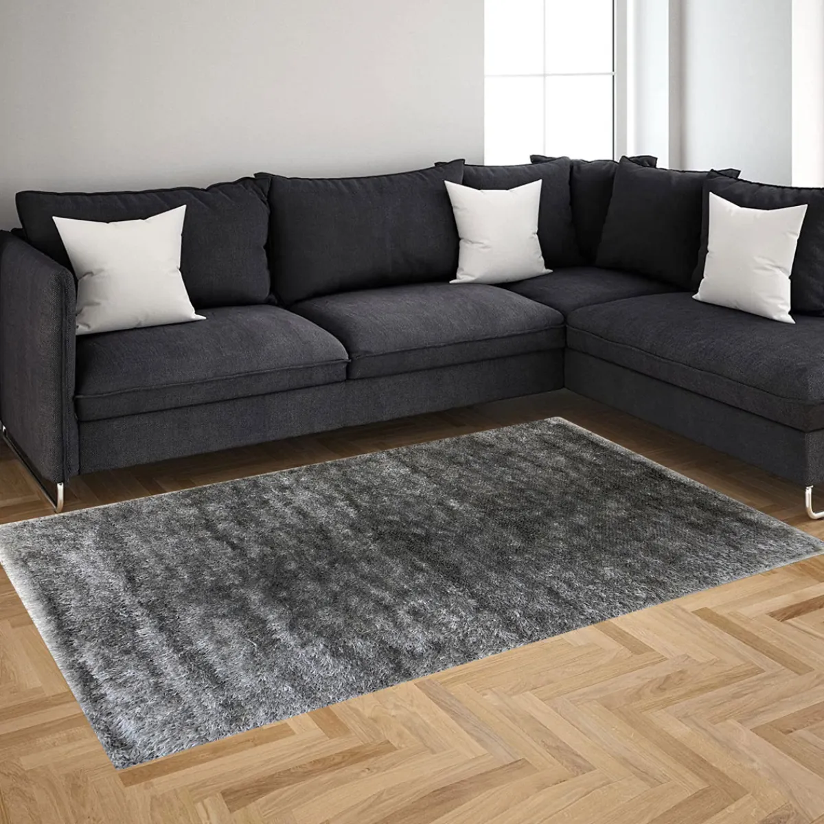 Alfombras Decorativas>Alfombra Sabugal Gris 80x150Cm