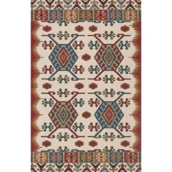 Alfombras Decorativas>Alfombra Sunlight Ocre/Rojo 100x150Cm