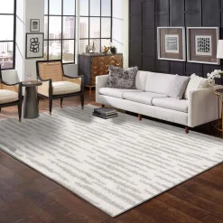 Alfombras Decorativas>Alfombra Toul Rayas Beige 80x150Cm