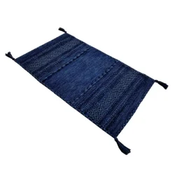 Alfombras De Cocina>Alfombra Tribal Azul 60x250Cm