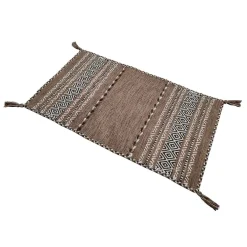 Alfombras De Cocina>Alfombra Tribal Marrón 60x100Cm
