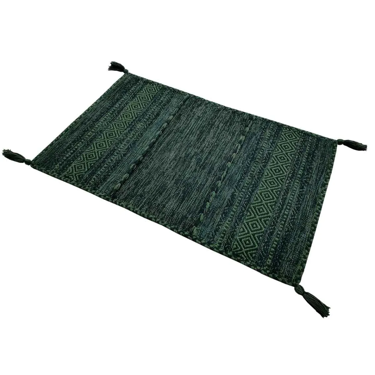 Alfombras De Cocina>Alfombra Tribal Verde 60x300Cm