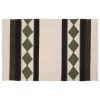 atmosphera Alfombras Decorativas>Alfombra Tropical Panama Beige Y Verde 60x90cm