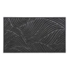 Alfombras De Entrada>Alfombra Vague Negra 43.5x75cm