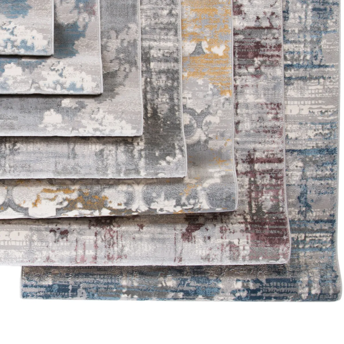 Alfombras Decorativas>Alfombra Viqi Abstract Gris 80x150cm