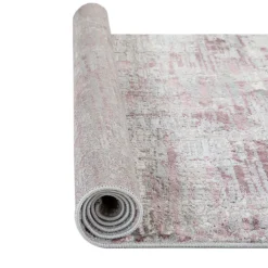 Alfombras Decorativas>Alfombra Viqi Abstract Rosa 133x190cm