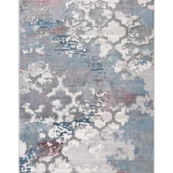 Alfombras Decorativas>Alfombra Viqi Azulejos Rosa 200x285cm