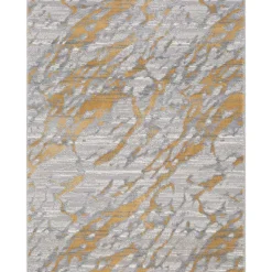 Alfombras Decorativas>Alfombra Viqi Waves Amarilla 133x190cm