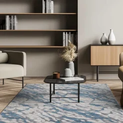 Alfombras Decorativas>Alfombra Viqi Waves Azul 80x150cm