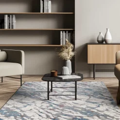 Alfombras Decorativas>Alfombra Viqi Waves Rosa 133x190cm