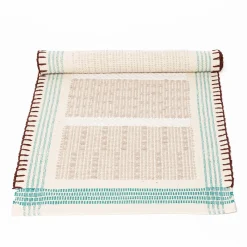 hôma Textil De Cocina>Alfombra WONJA taupe y azul 60x150cm