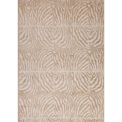 Alfombras Decorativas>Alfombra Zaha Beige Cebra 240x340Cm