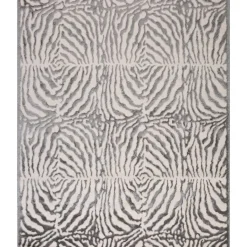 Alfombras Decorativas>Alfombra Zaha Cebra Gris 200x285Cm