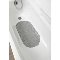 Accesorios De Lavabo>Alfombrilla Baño Antidesl. Burbujas Gris