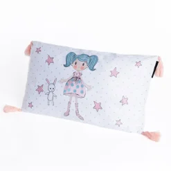 Niños Téxtil>Almohada con pompones ZOE 30x50cm