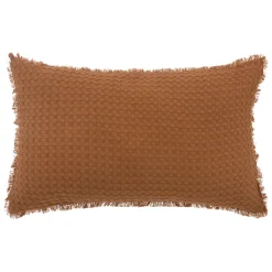 atmosphera Cojines Y Fundas Decorativas>Almohada The Floral Waffle Terracota 30x50cm