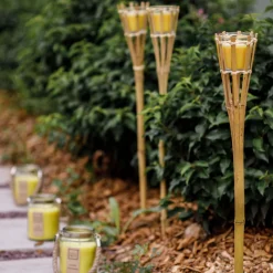 atmosphera Complementos>Antorcha De Bambú Con Vela De Citronela