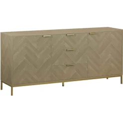 Aparadores Y Consolas|Estilo Contemporaneo>Aparador CHEVRON beige de mdf