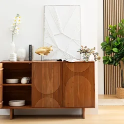 Aparadores Y Consolas|Estilo Industrial>Aparador NANDA de madera acacia 90.5cm