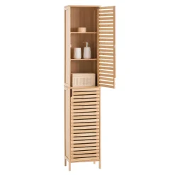 5five Muebles Con Lavabo Y Auxiliares>Armario Alto P/Baño Sicela 34x24x170Cm