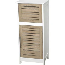 Muebles Con Lavabo Y Auxiliares>Armario Bajo P/Baño De Mdf 36.5x30x83Cm