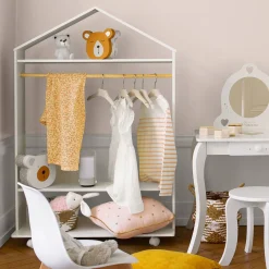 Niños atmosphera4kids Montessori>Armario C/Barra Montessori 78x39x126Cm