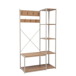 Muebles Y Carros De Apoyo>Armario de entrada con perchero y estantes