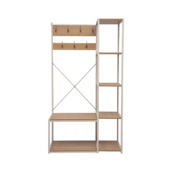 Muebles Y Carros De Apoyo>Armario de entrada con perchero y estantes