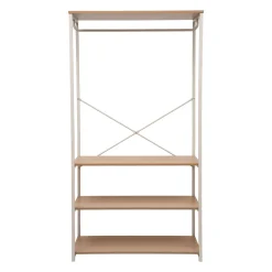 Armarios, Estantes Y Estanterías.>Armario de metal beige con estantes