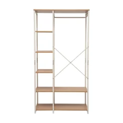 Armarios, Estantes Y Estanterías.>Armario de metal beige con estantes