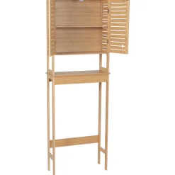 Muebles Con Lavabo Y Auxiliares>Armario para baño TRINIDAD de mdf y bambú