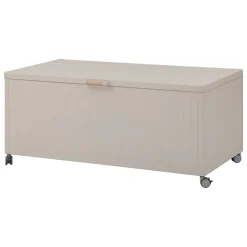 hespéride Complementos>Baúl de almacenaje EDENIO de acero argile